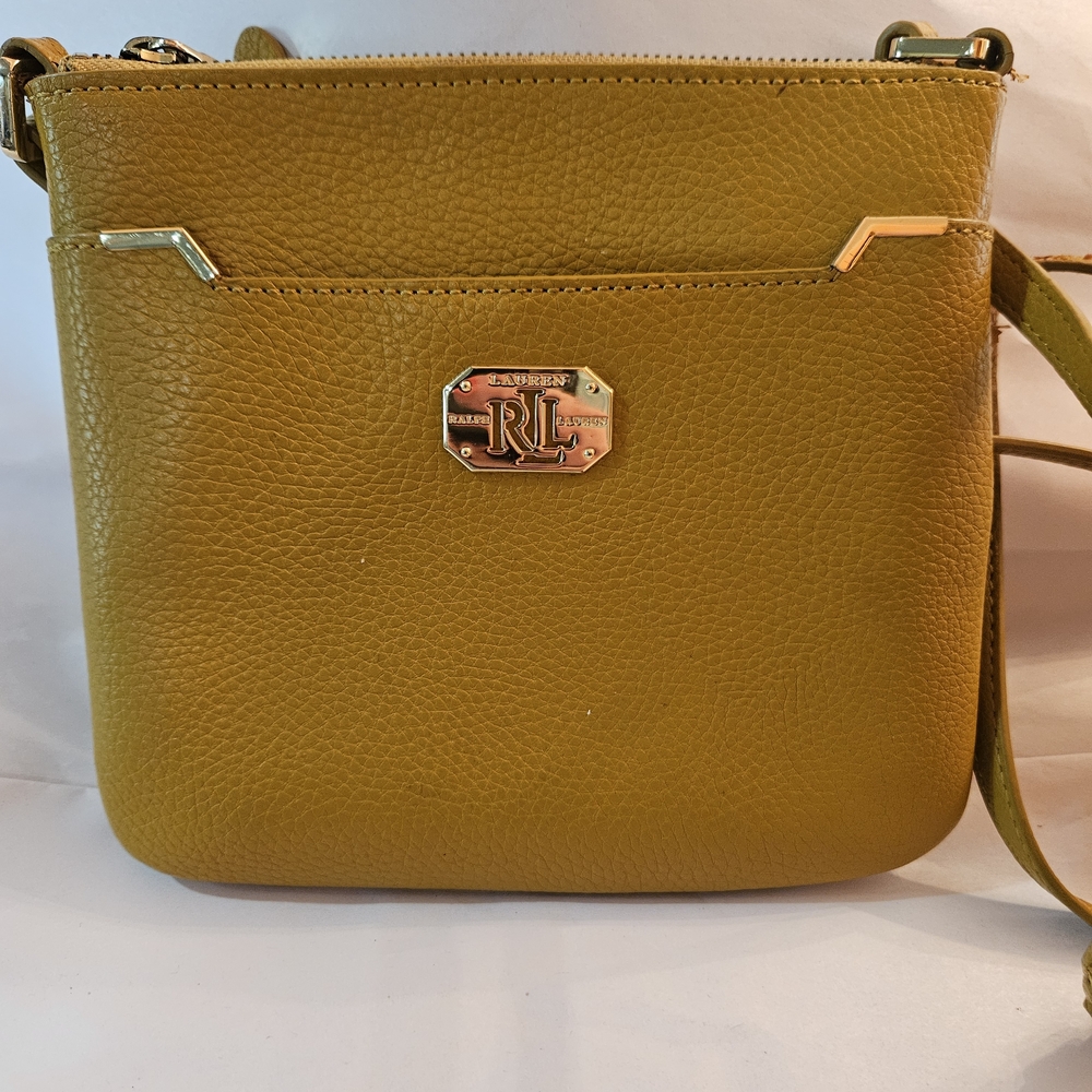 Ralph Lauren Mustard Crossbody Bag